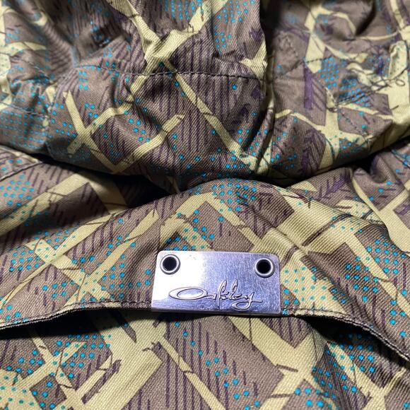 Oakley Women’s Green Hooded Insulated Ski Snowboard Regular Fit Jacket Medium - Picture 10 of 10